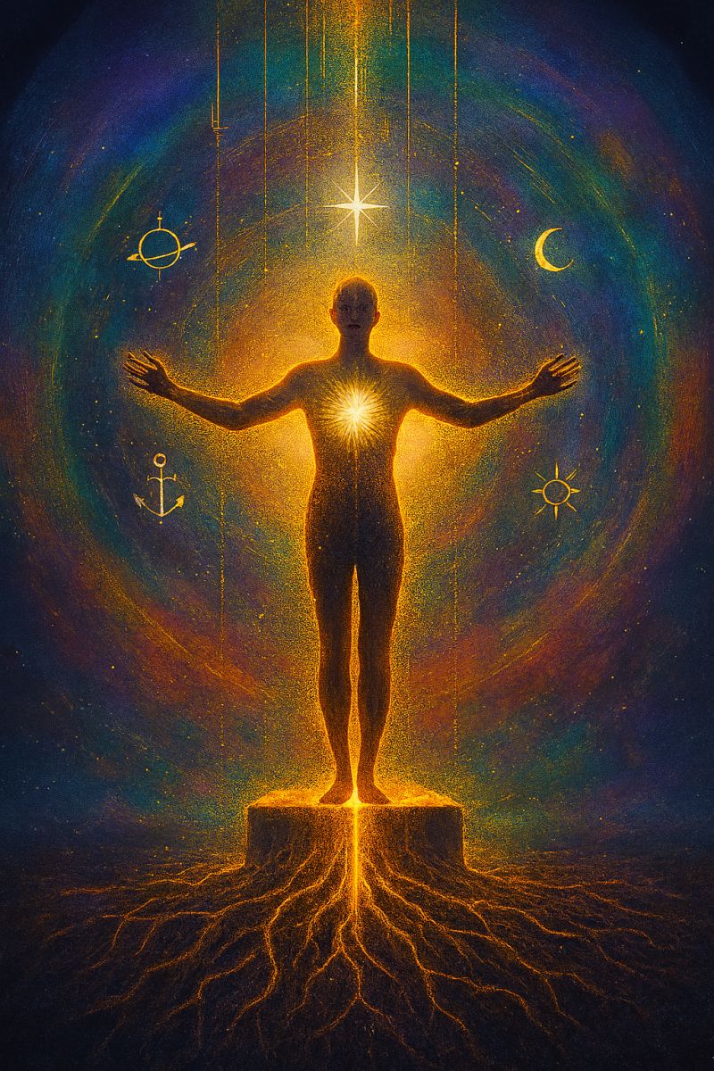 Held by the Sky. Rooted in Light By Liza