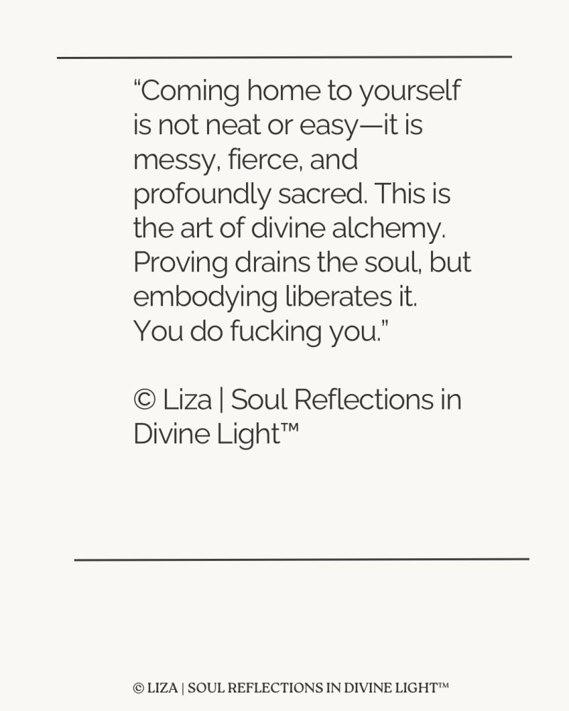 Awareness: The Alchemy of Returning Home By Liza