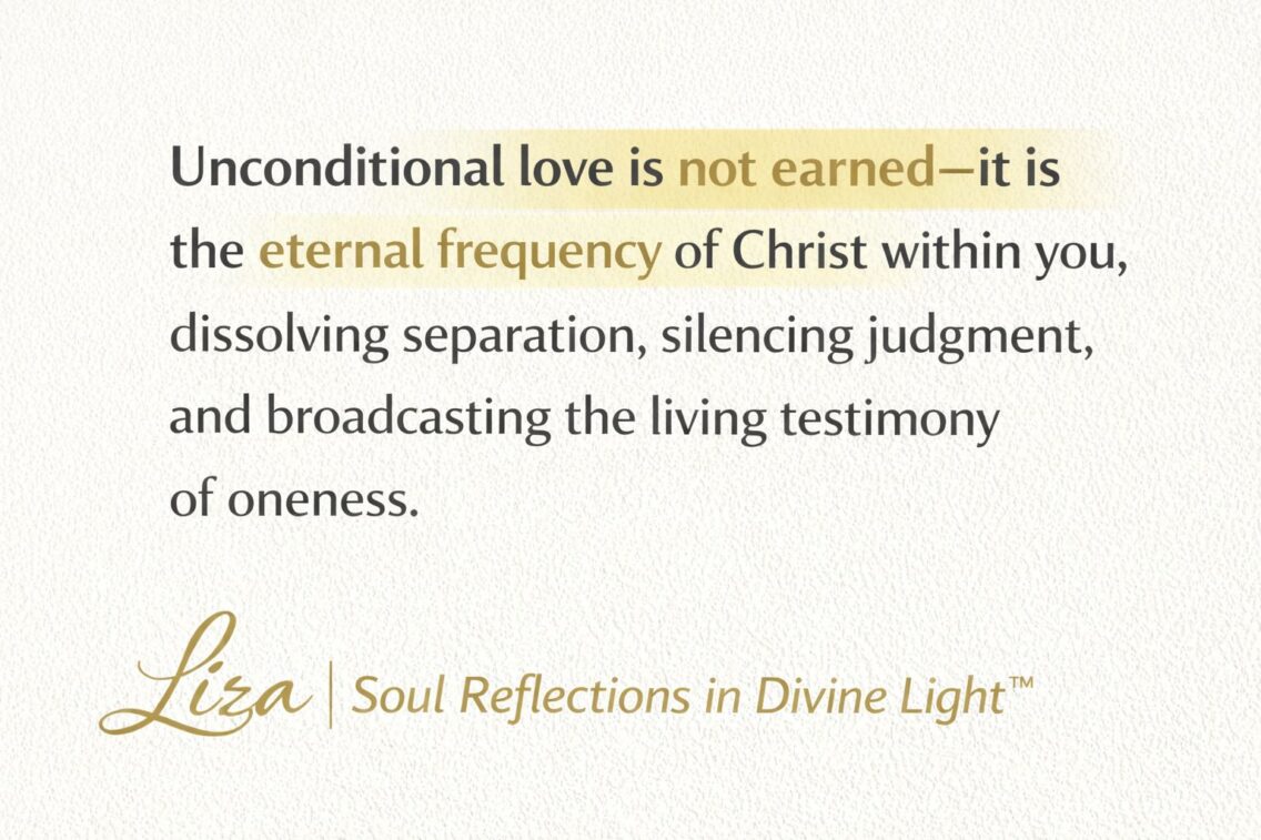 Unconditional Love as Frequency by Liza✨