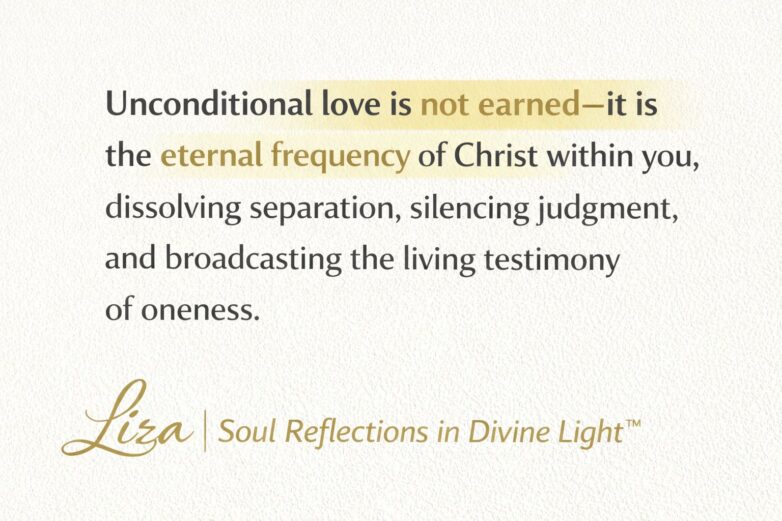 Unconditional Love as Frequency by Liza✨
